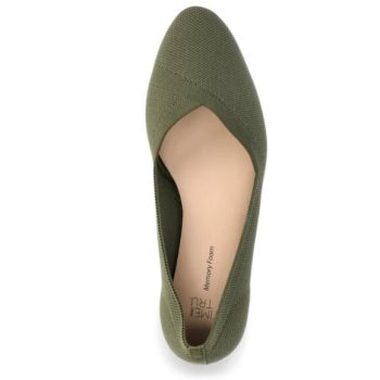 NWT Time and Tru Women's Knit Memory Foam Ballet Flats, Size 7M