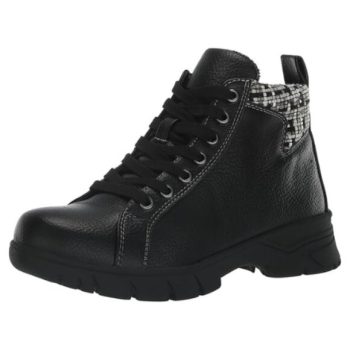 Easy Street Men's Nico Comfort Wave Boots Size 7.5 WW Wide Fit, BLACK