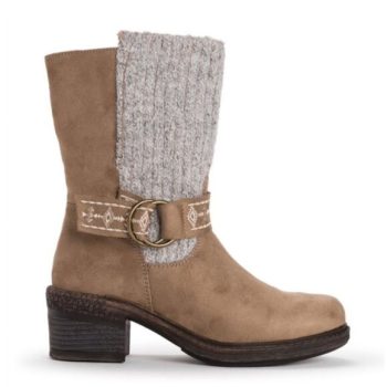 MUK LUKS Women's Arya Alice Boots Size 6M STONE