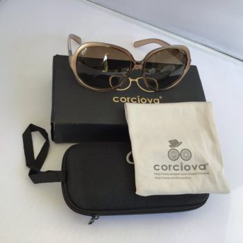 Corciova Polarized Sunglasses Women Trendy 2025 Sun Glasses, Driving Beach,Brown