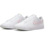 Nike Court Legacy Low White Pink Foam - DA5380 115 Size 7Y Unisex, EU 40