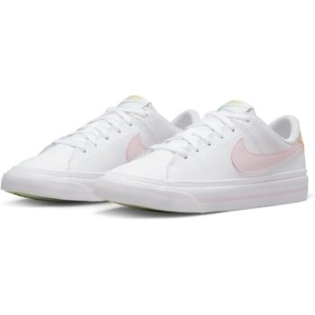 Nike Court Legacy Low White Pink Foam - DA5380 115 Size 7Y Unisex, EU 40