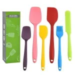 6 Piece Set Silicone Spatula Baking Utensils